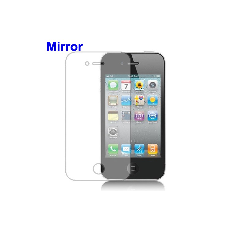 Mirror Screen Protector Guard Film for iPhone 4 4S
