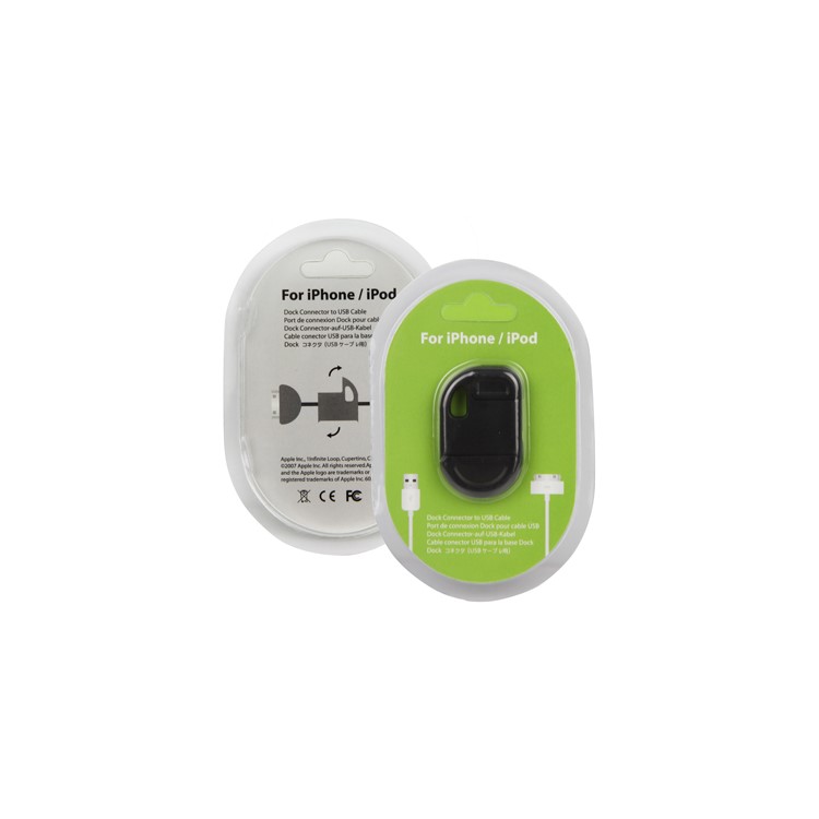 Keychain USB Dock Connector Cable Adapter for Apple iPhone iPod Touch Nano