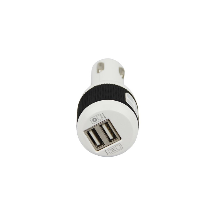 Universal Dual USB Car Charger for iPod/iPhone/BlackBerry/HTC etc