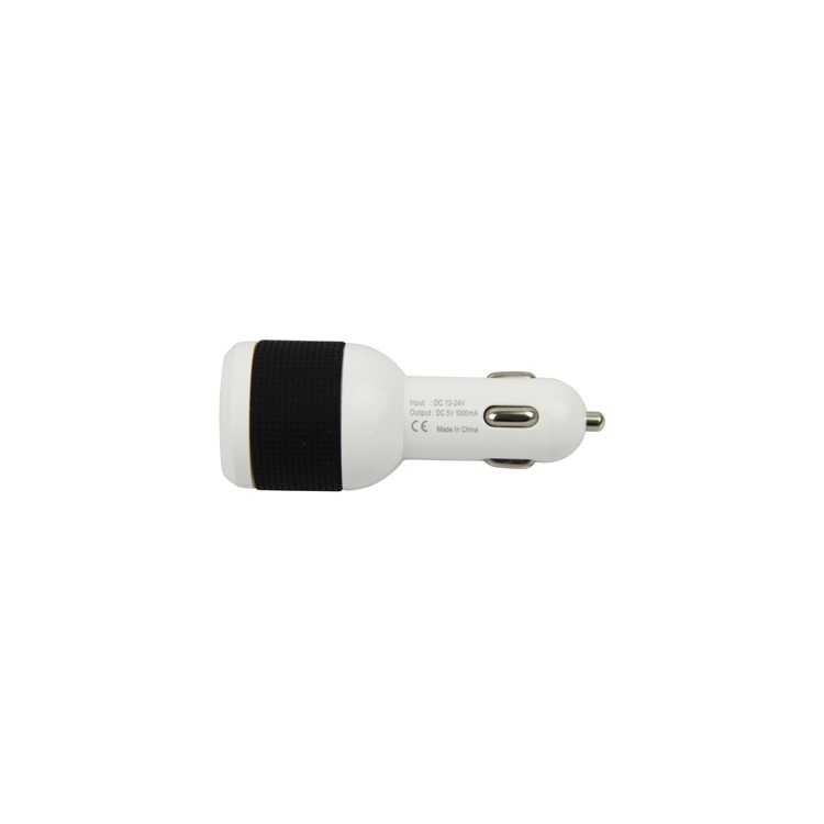 Universal Dual USB Car Charger for iPod/iPhone/BlackBerry/HTC etc