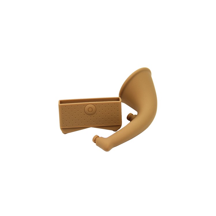 Unique Silicone Horn Stand Holder Amplifier Speaker for iPhone 4 4S (with Packing)