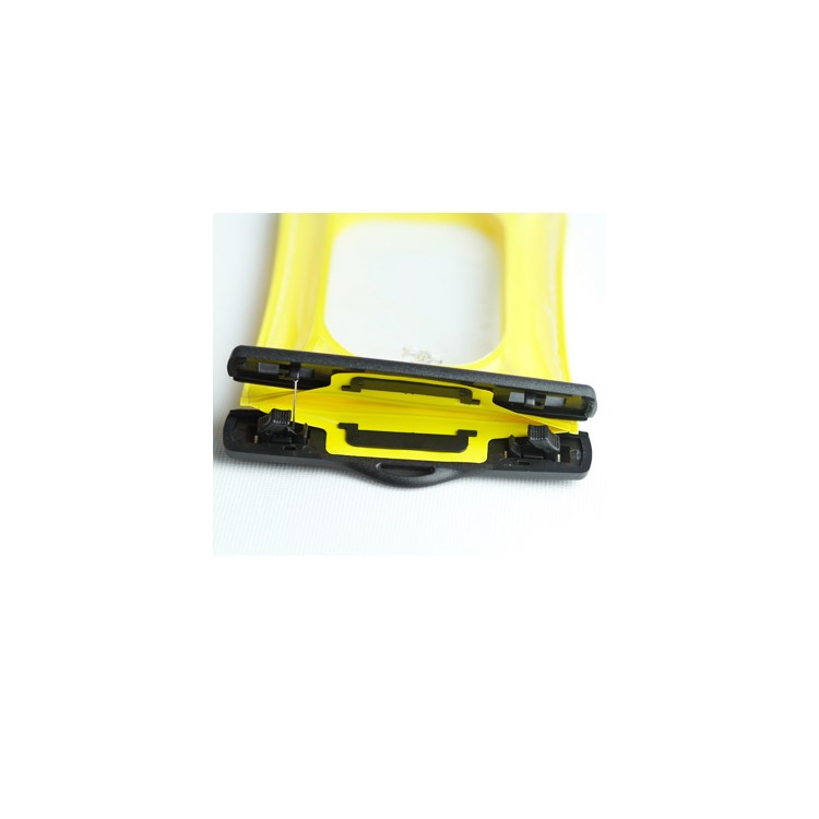 Yellow Diving Waterproof Pouch Case for iPhone 4/MP3/MP4/Mobile Phone, Size: 13*9.7 cm
