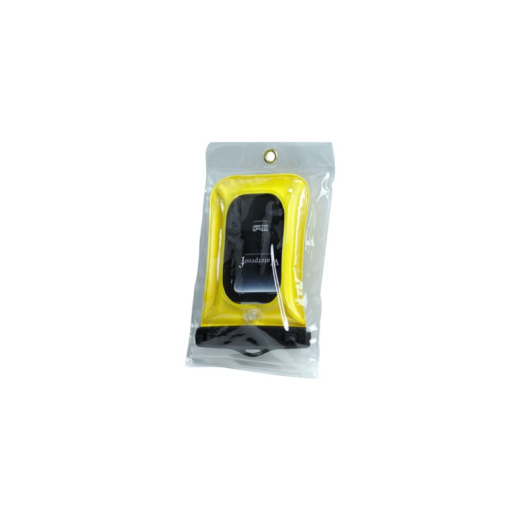 Yellow Diving Waterproof Pouch Case for iPhone 4/MP3/MP4/Mobile Phone, Size: 13*9.7 cm