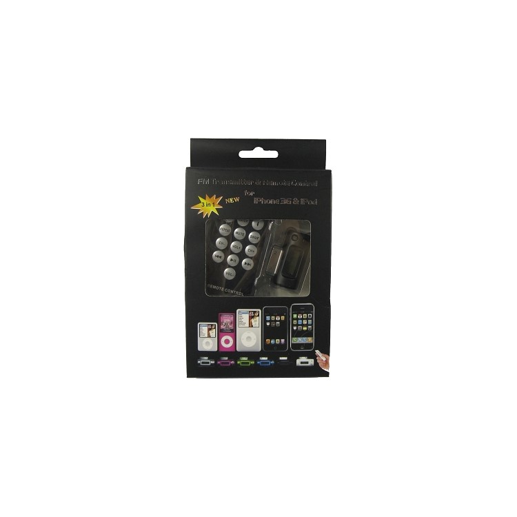 FM Transmitter & Remote Control for iPhone 4G