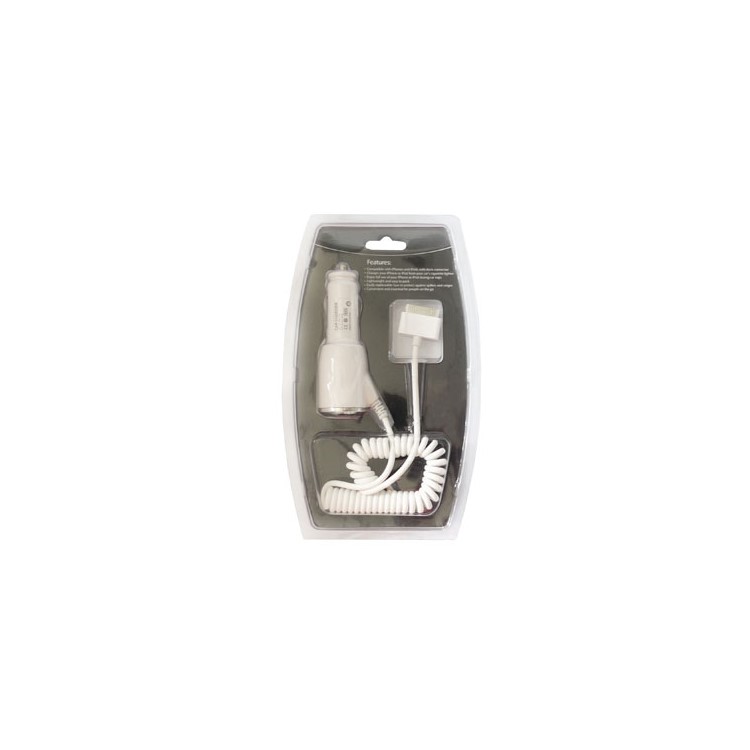 Car Charger for The New iPad, iPad 2,iPad, iPhone3G/3GS/4/4S,iPod Touch/Classic/Nano/Mini