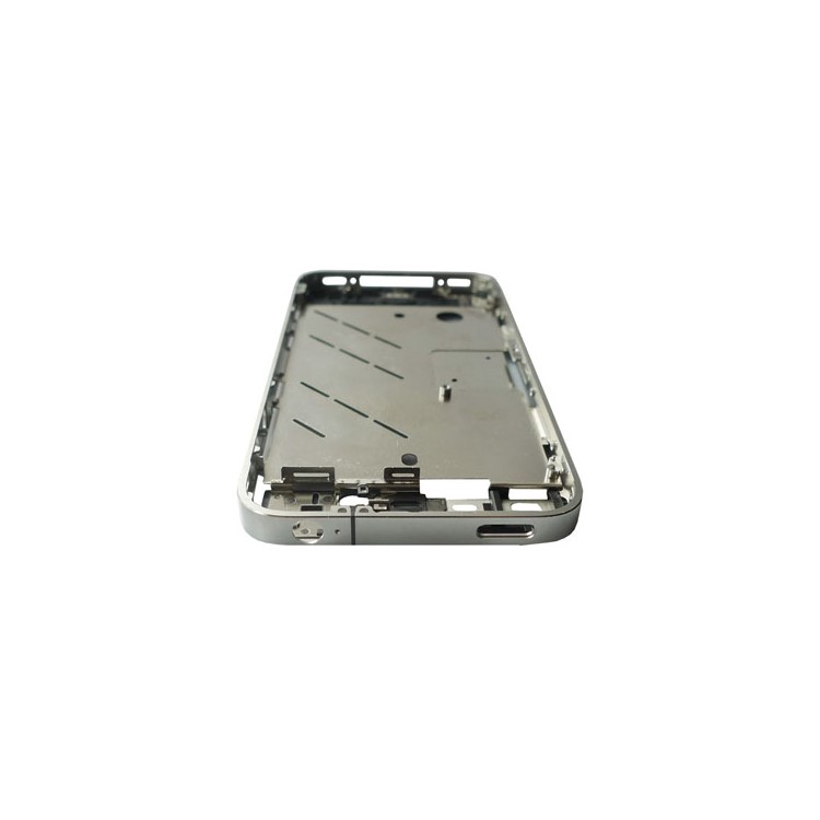 Original iPhone 4 Chrome Bezel Frame with Middle Plate Board