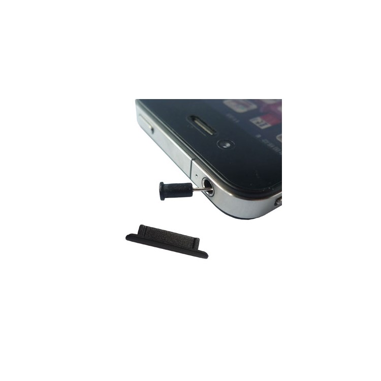 2 in 1 iPhone 4G Anti Dust Plug Stopper Set (Dock Stopper and Earphone Plug)