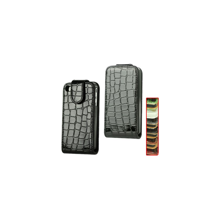 Crozzling Vertical Leather Flip Case for iPhone 4 4S (All Versions)