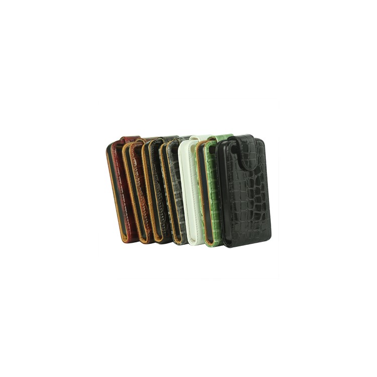 Crozzling Vertical Leather Flip Case for iPhone 4 4S (All Versions)