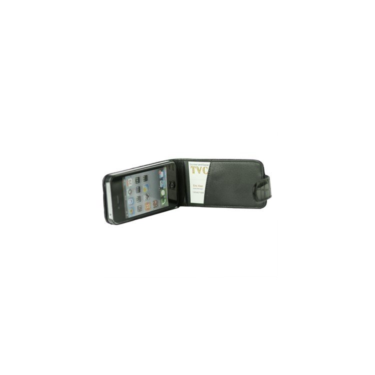 Crozzling Vertical Leather Flip Case for iPhone 4 4S (All Versions)