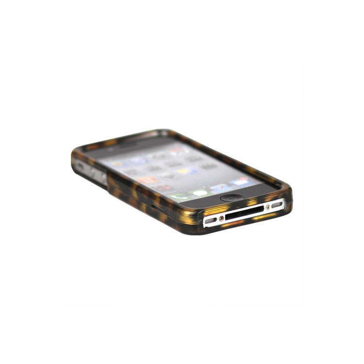 Detachable Leopard Hard Case for iPhone 4 4S