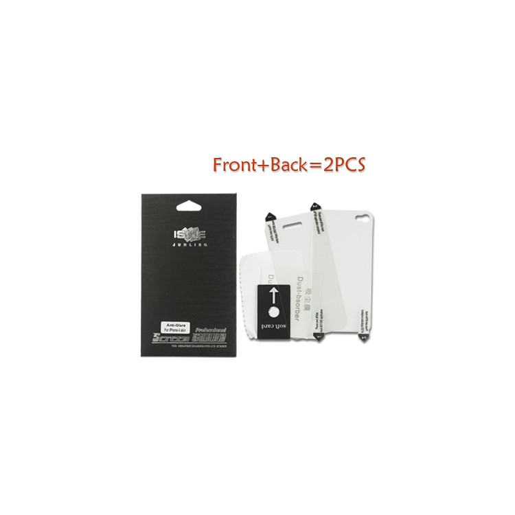 Frosted Anti-Glare Screen Protector for iPhone 4 & 4S - Front and Back