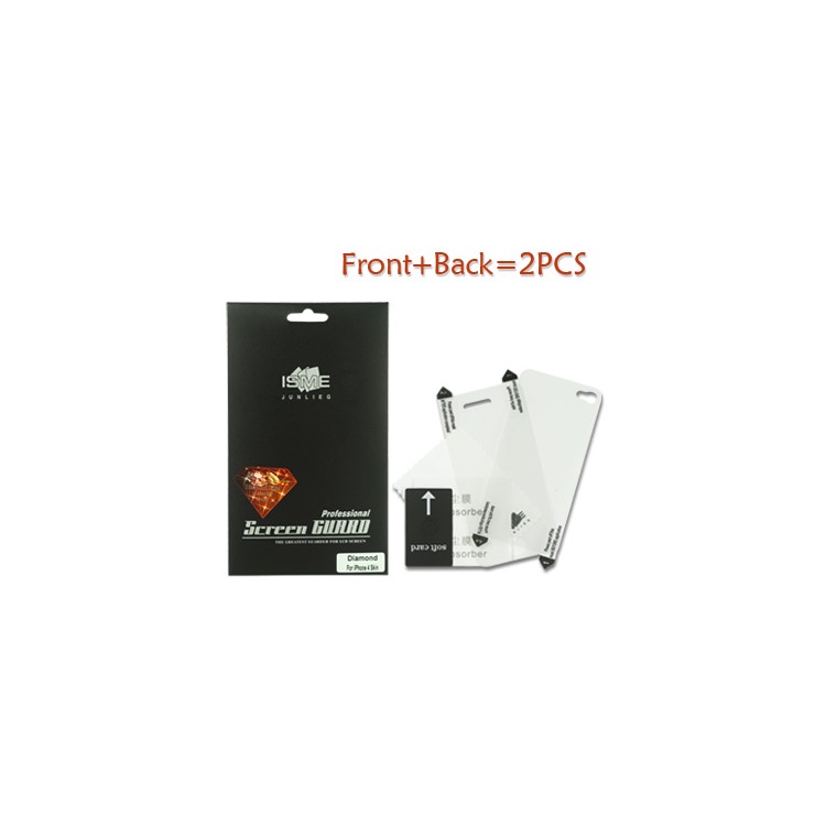 Diamond Screen Protector Guard Film for iPhone 4 4S - Front and Back