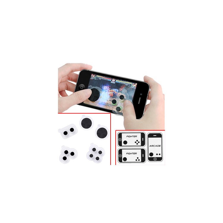 Gaming Controller Buttons Joystick for iPhone 4G 3GS iPod Touch (Orange Package)