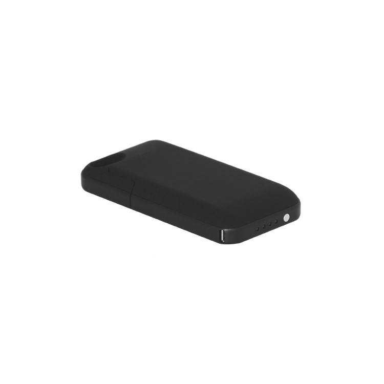 2000mAh External Backup Battery Charger Case for iPhone 4 4S - Black