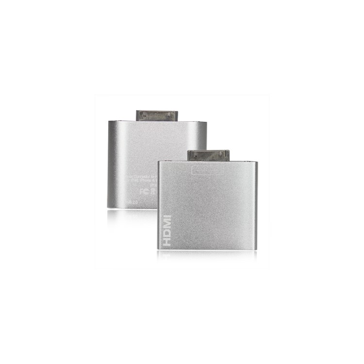 Dock to HDMI / Mini USB Adapter for iPad , iPad 2, iPhone 4, iPod Touch 4