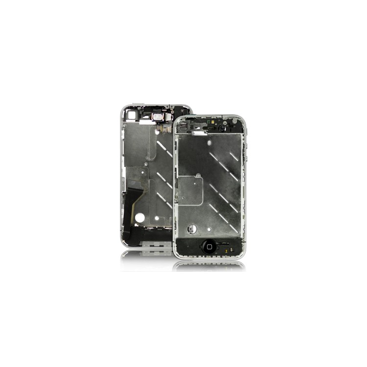 Apple iPhone 4 Middle Plate Frame Assembly Replacement Parts - Silver
