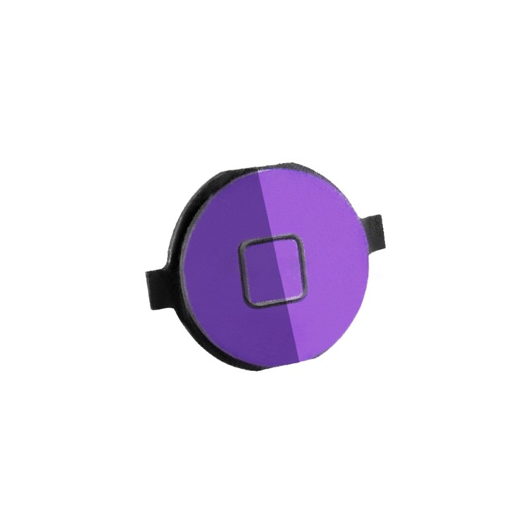 Electroplating Home Button Replacement for iPhone 4 - Purple