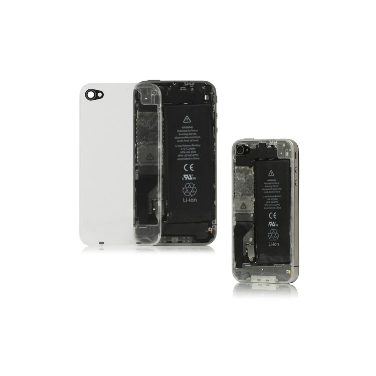 Clear Glass iPhone 4 Back Cover Housing Replacement - Transparent