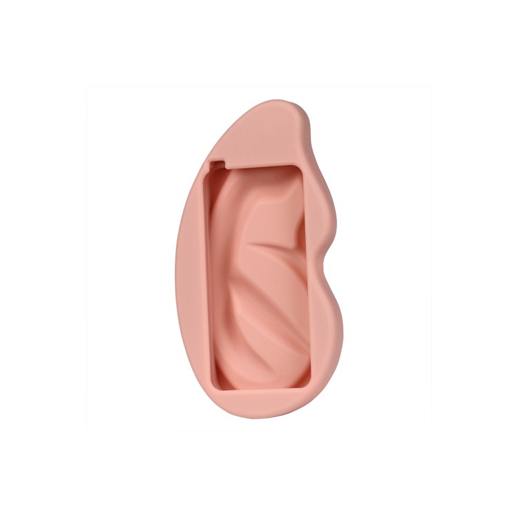 Giant Ear Shaped Silicone Case for iPhone 4 4S - Incarnadine