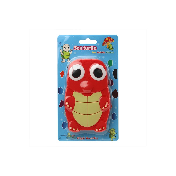 iPhone 4 4S Cute Sea Turtle Silicone Case Cover - Red