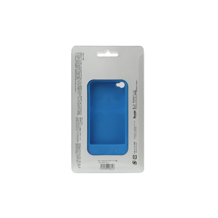 Likable Owl Designs Silicone Cover for iPhone 4 4S - Blue