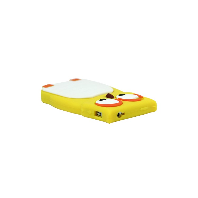 Endearing Owl Designs Silicone Case for iPhone 4 4S - Yellow