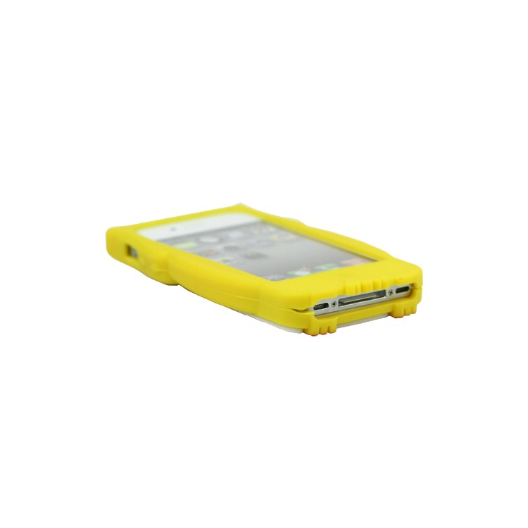 Endearing Owl Designs Silicone Case for iPhone 4 4S - Yellow