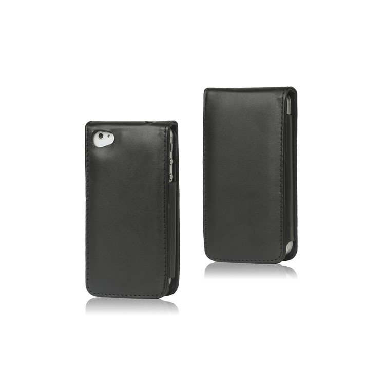 Premium Leather Flip Case Cover for iPhone 4 4S