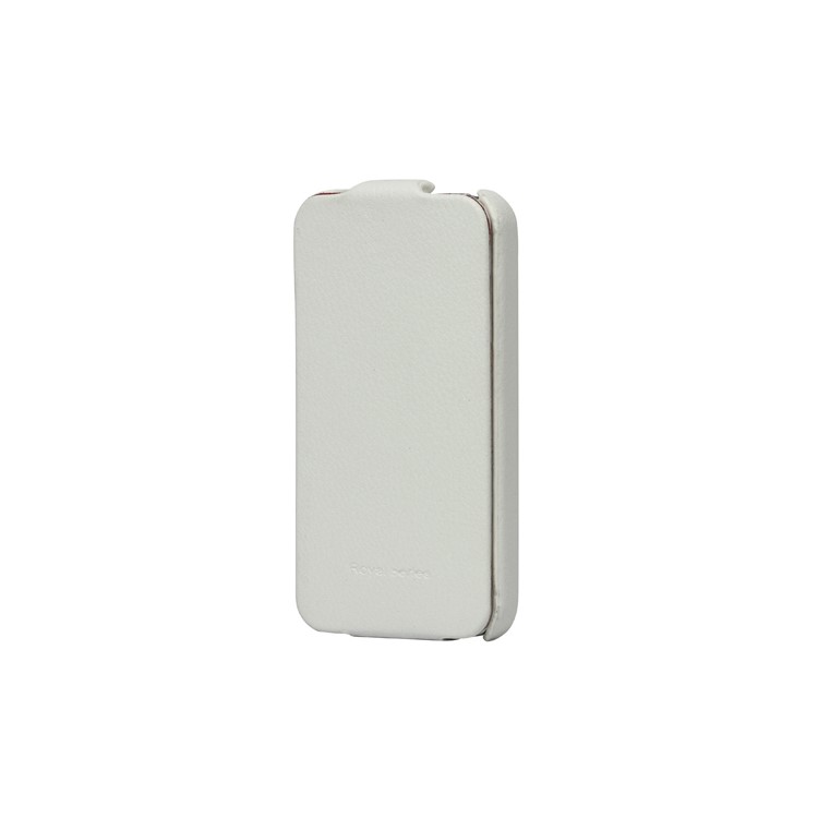 Genuine HOCO Duke Advanced Leather Case Cover for iPhone 4 4S - White