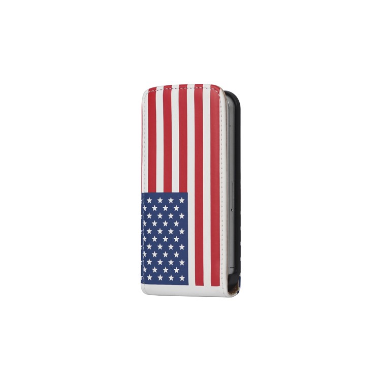 American Flag Leather Case Cover for iPhone 4 4S