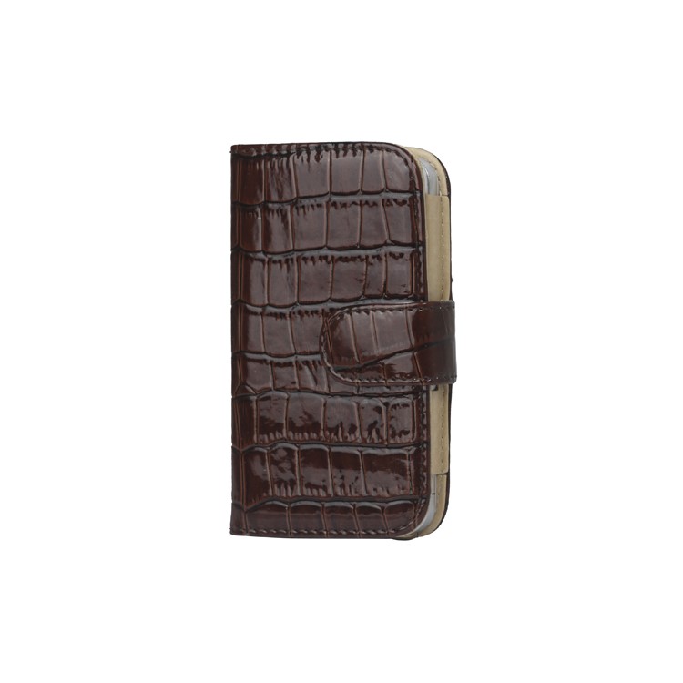 Crocodile Wallet Leather Flip Case Cover for iPhone 4 4S