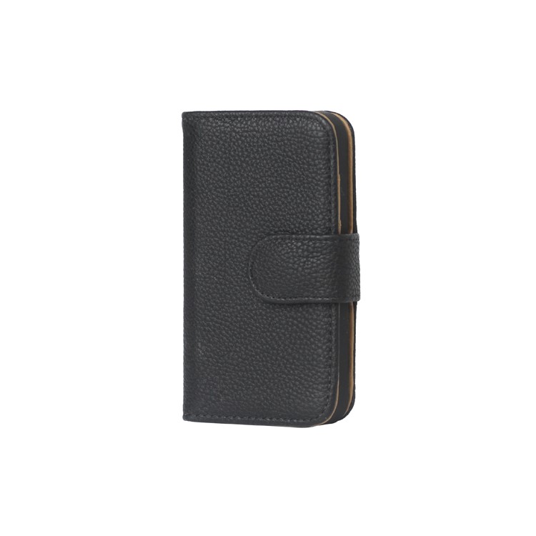 Lychee Magnetic Wallet Leather Case Cover for iPhone 4 4S