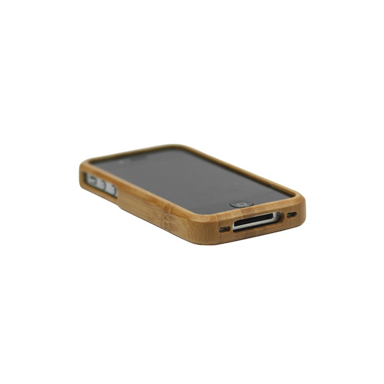 Eiffel Tower Carved Snap-on Natural Wood Wooden Case for iPhone 4 4S