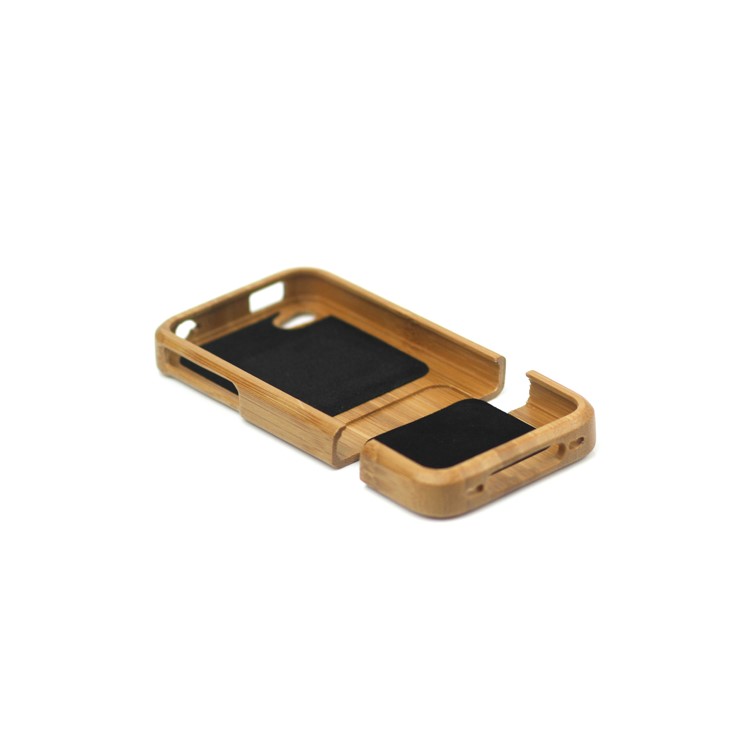 Eiffel Tower Carved Snap-on Natural Wood Wooden Case for iPhone 4 4S