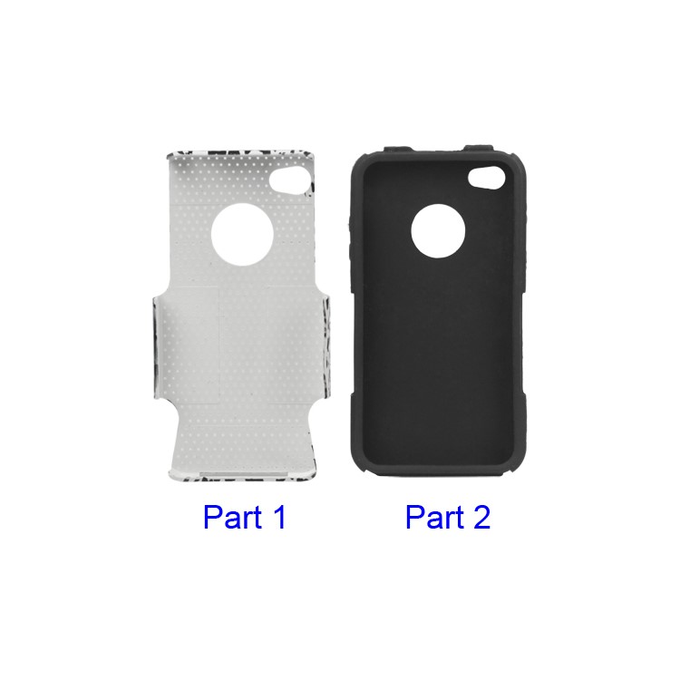 Stylish Zebra iPhone 4 4S Commuter Series Case