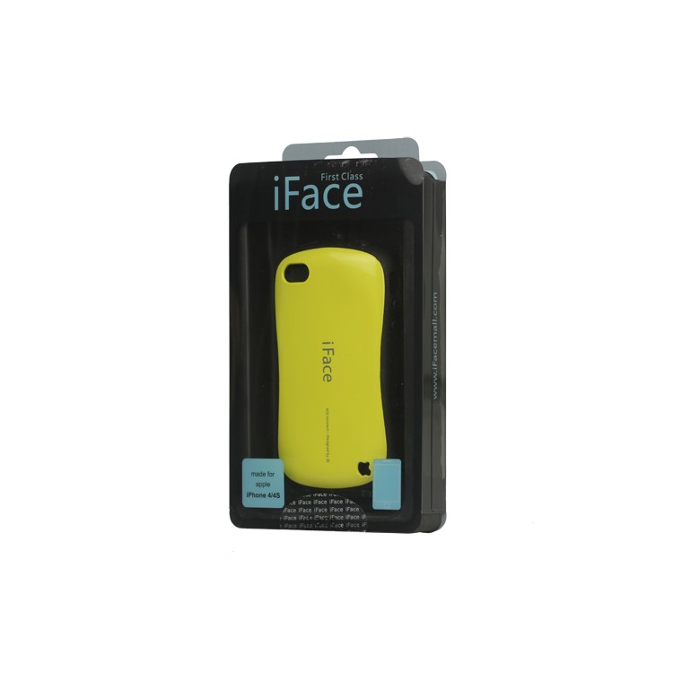 First Class iPhone 4 4S Shock-absorbing Urethane Premium Case - Yellow