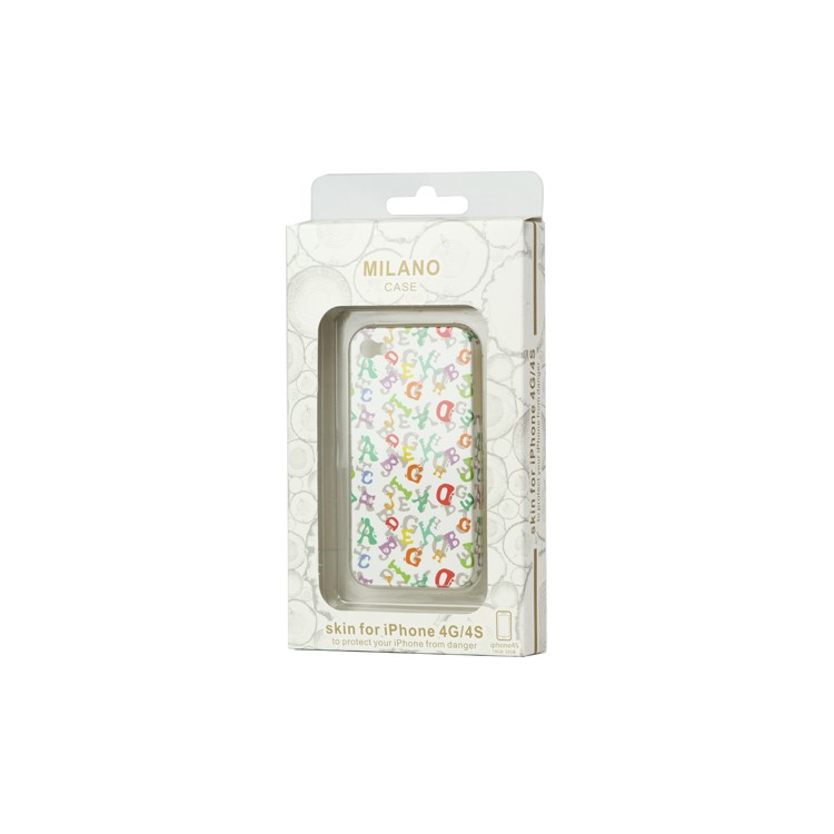 iPhone 4 4S Rubberized Hard Cover English Alphabet