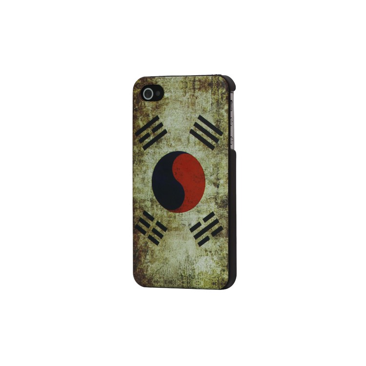 Antique South Korean Flag Hard Case for iPhone 4 4S