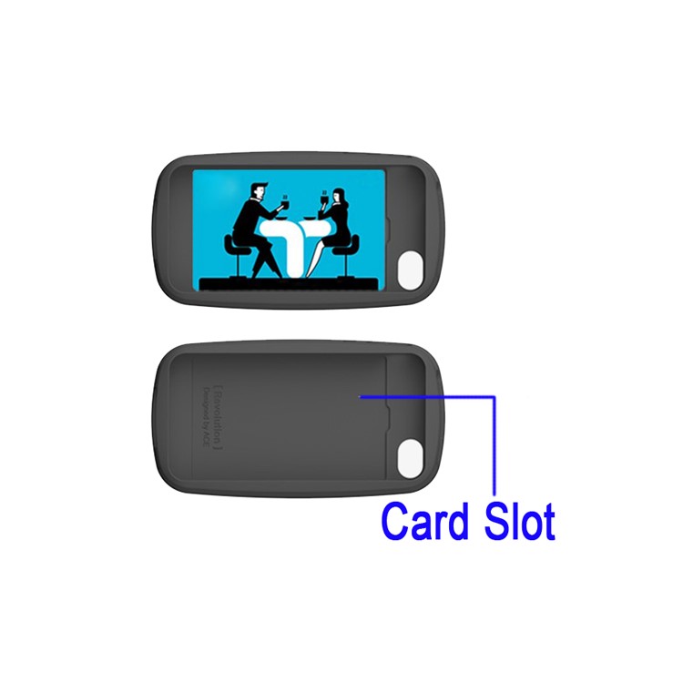 Glossy Hard Cover Case for iPhone 4 4S - Baby Blue