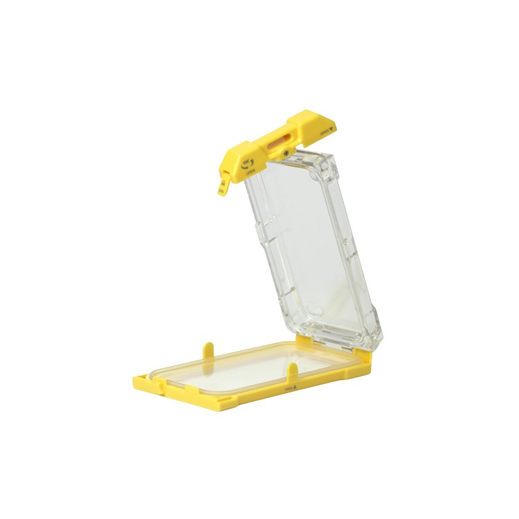Waterproof Hard Plastic Case Cover for iPhone 4 4S - Yellow