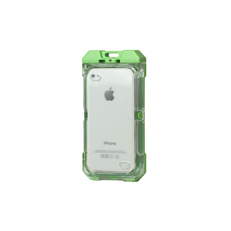 iPega Waterproof Hard Plastic Case Cover for iPhone 4 4S - Green