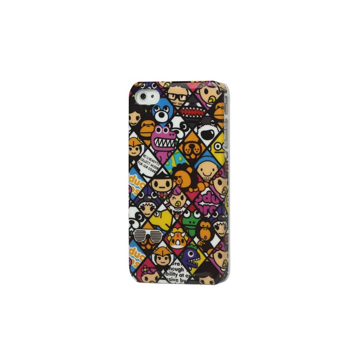 Numerous Cartoon Image Hard Case for iPhone 4 4S