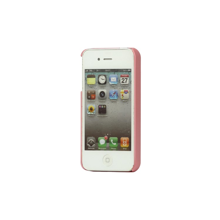 Rubberized Hard Case Cover for iPhone 4 4S - Pink