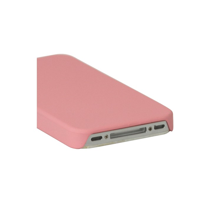 Rubberized Hard Case Cover for iPhone 4 4S - Pink