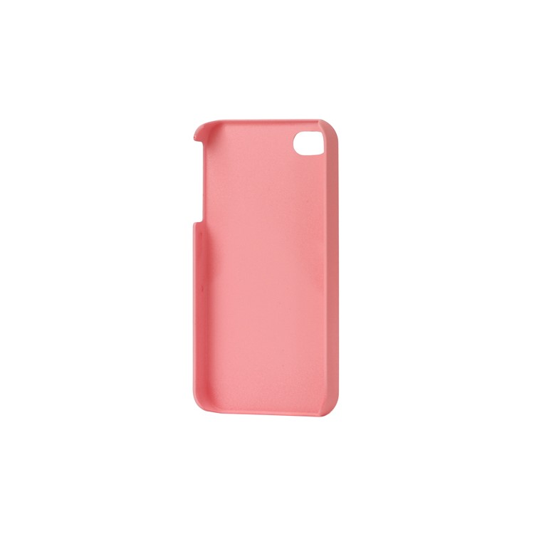 Rubberized Hard Case Cover for iPhone 4 4S - Pink