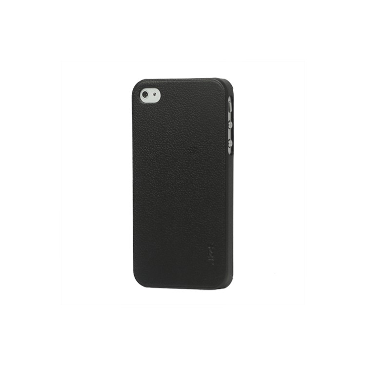 Premium Leather Coated Hard Plastic Case Cover for iPhone 4 4S