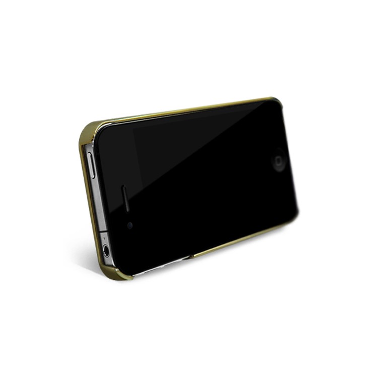 Eileen Hearts Lime Series Electroplating Diamante Case for iPhone 4 4S - Gold