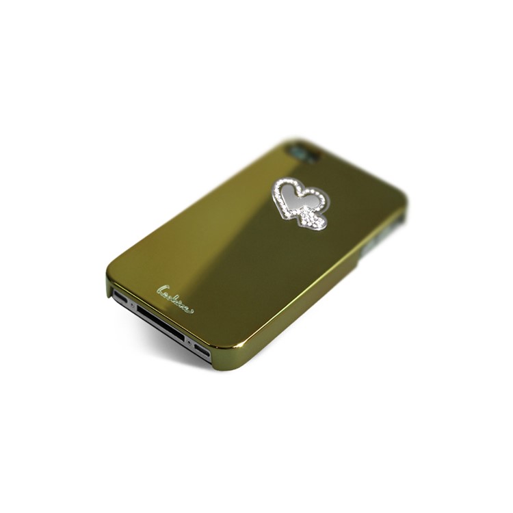 Eileen Hearts Lime Series Electroplating Diamante Case for iPhone 4 4S - Gold