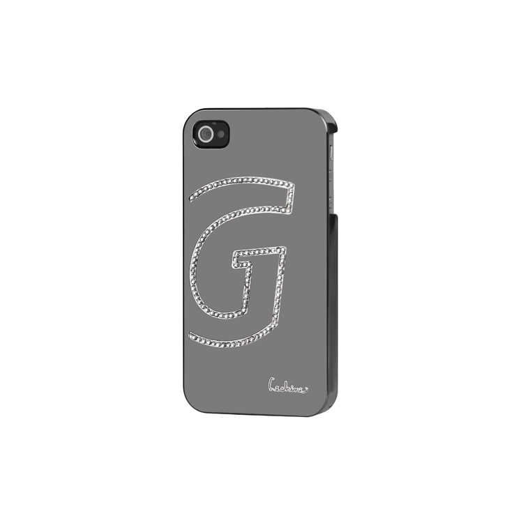 Eileen G-Lime Series Diamond Case for iPhone 4 4S - Shadow Black